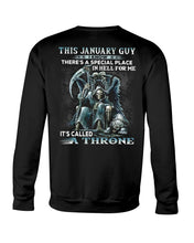 Load image into Gallery viewer, Throne January Guy Special Space Horoscope T-Shirt Sweatshirt