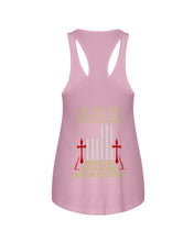 Load image into Gallery viewer, Lived By A Code Back Side T-Shirt Ladies Flowy Tank