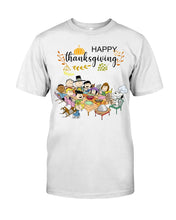 Load image into Gallery viewer, Snoopy Happy Thanksgiving T-Shirt Guys Tee