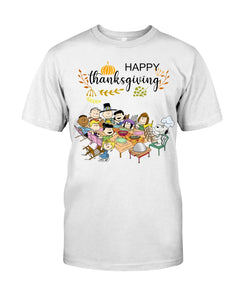 Snoopy Happy Thanksgiving T-Shirt Guys Tee