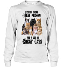 Load image into Gallery viewer, A Lot Of Great Cat  Shirt For Cat Lovers Unisex Long Sleeve