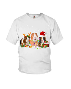 Cute Guinea Pigs Christmas Gift For Guinea Pigs Lovers Youth Tee