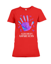 Load image into Gallery viewer, Alzheimers Awareness T-Shirt Ladies Tee