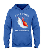 Load image into Gallery viewer, Just A Woman Loves Dancing And Reading Books Hoodie