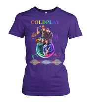Load image into Gallery viewer, Coldplay Anniversary Great T-Shirt For Fans Ladies Tee