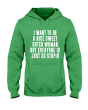 Load image into Gallery viewer, Dutch Woman Sweet Quote Name T-Shirt Hoodie