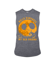 Load image into Gallery viewer, Darkness My Old Friend Halloween T-Shirt Unisex Long Sleeve