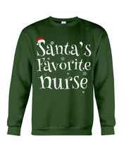 Load image into Gallery viewer, Santa's Favorite Nurse Sweatshirt