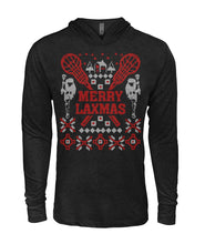 Load image into Gallery viewer, Funny Lacrosse Ugly Christmas Hoodie