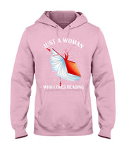 Load image into Gallery viewer, Just A Woman Loves Dancing And Reading Books Hoodie