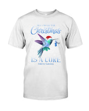 Load image into Gallery viewer, All I Want For Christmas Is A Cure Stop Diabetes Guys Tee