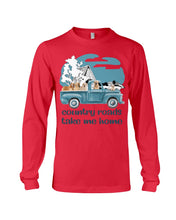 Load image into Gallery viewer, Country Road Golden Retriever Unisex Long Sleeve