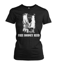 Load image into Gallery viewer, Free Rodney Reed Raise Your Voice 5 Ladies Tee