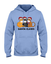 Load image into Gallery viewer, Santa Claws Funny Gift Christmas Gift For Cat Lovers Hoodie