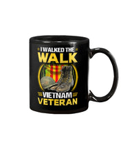 Load image into Gallery viewer, Walked The Walk Vietnam Veteran T-Shirt Mug