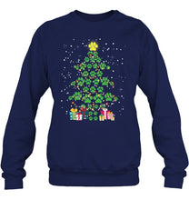 Load image into Gallery viewer, Cute Dog Paws Christmas Tree Shirt Sweatshirt