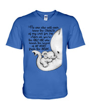 Load image into Gallery viewer, Elephant Cute Gift For Family Tee Guys V-Neck