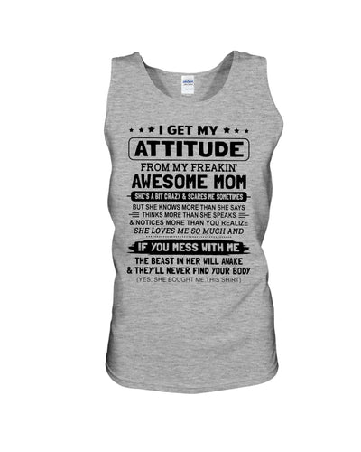 Awesome Mom Gift For Lovely Mom Mama Mother T-Shirt Unisex Tank Top