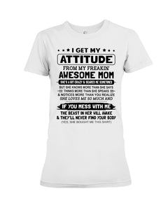 Awesome Mom Gift For Lovely Mom Mama Mother T-Shirt Ladies Tee