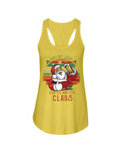 Load image into Gallery viewer, Santa Claus Beer Gift For Christmas Black T-Shirt Ladies Flowy Tank