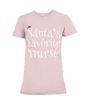 Load image into Gallery viewer, Santa's Favorite Nurse Ladies Tee