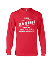 Load image into Gallery viewer, Danish Blood Denmark Lovers Unisex Long Sleeve