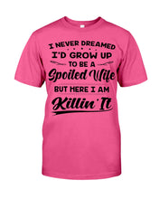 Load image into Gallery viewer, Spoiled Wife Funny Quote Family Tee Guys Tee