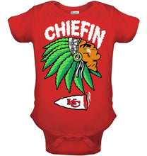 Load image into Gallery viewer, Chiefin Kansas City Chiefs Gift For Fans T-Shirt Baby Onesie