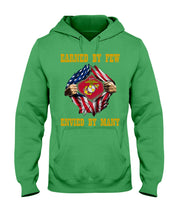 Load image into Gallery viewer, Earned By Few Envied By Many Black T-Shirt Hoodie