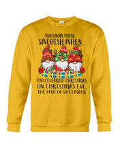 Load image into Gallery viewer, Swedish Christmas Gnome Cute Gift Tee Sweatshirt