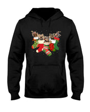 Load image into Gallery viewer, Yorkies In The Socks For Yorkie Lovers Christmas Gift Hoodie
