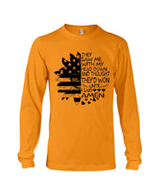Load image into Gallery viewer, Christian T-Shirt Amen Unisex Long Sleeve