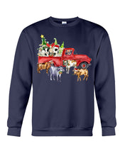 Load image into Gallery viewer, Merry Christmas In Town Cow Lovers Gift For Farmers Sweatshirt