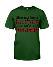 Load image into Gallery viewer, Hair Stylist And Dog Mom Gift For Dog Lovers Funny T-Shirt Guys Tee