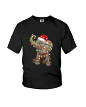 Load image into Gallery viewer, Elephant Color Light Christmas Gift Tee Youth Tee