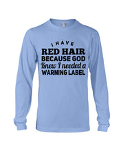 Load image into Gallery viewer, Great Gift For Redhead Grandma Unisex Long Sleeve