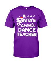 Load image into Gallery viewer, Santa Dance Teacher Christmas Shirt Guys Tee