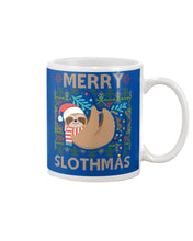 Load image into Gallery viewer, Merry Slothmas Christmas Gift For Kids Family Gift T-Shirt Mug