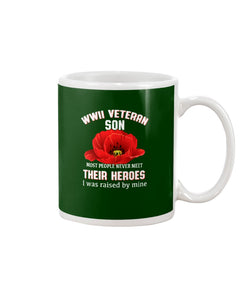 Wwii Veteran Son Gift For Veterab Mom Mug