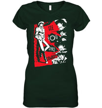 Load image into Gallery viewer, See You Space Cowboy Trending  Shirt Ladies V-Neck