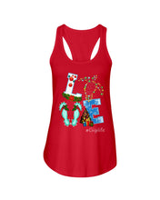 Load image into Gallery viewer, Love Turtle Gigilife Christmas Gift For Turtle Lovers Custom Design Tee Ladies Flowy Tank