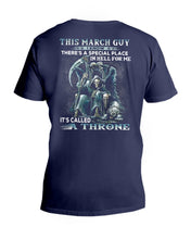 Load image into Gallery viewer, Throne March Guy Special Space Horoscope T-Shirt Guys V-Neck