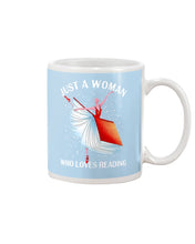 Load image into Gallery viewer, Just A Woman Loves Dancing And Reading Books Mug