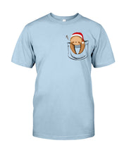 Load image into Gallery viewer, Pocket Slothmas Christmas Gift Funny T-Shirt Guys Tee
