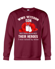 Load image into Gallery viewer, Wwii Veteran Gift For Veteran Dad Quote T-Shirt Sweatshirt