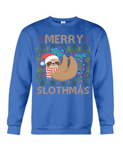 Load image into Gallery viewer, Merry Slothmas Christmas Gift For Kids Family Gift T-Shirt Sweatshirt