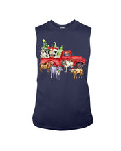Load image into Gallery viewer, Merry Christmas In Town Cow Lovers Gift For Farmers Unisex Long Sleeve