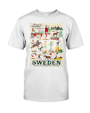 Load image into Gallery viewer, Sweden Vintage Travel Ladies Tee