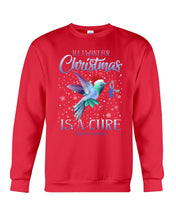 Load image into Gallery viewer, All I Want For Christmas Is A Cure Stop Diabetes Sweatshirt