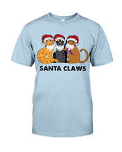 Load image into Gallery viewer, Santa Claws Funny Gift Christmas Gift For Cat Lovers Guys Tee